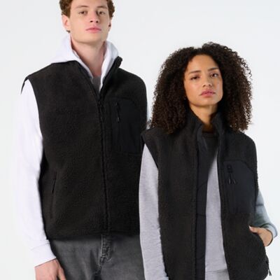 SOL'S Unisex Fury Sherpa Bodywarmer Thumbnail