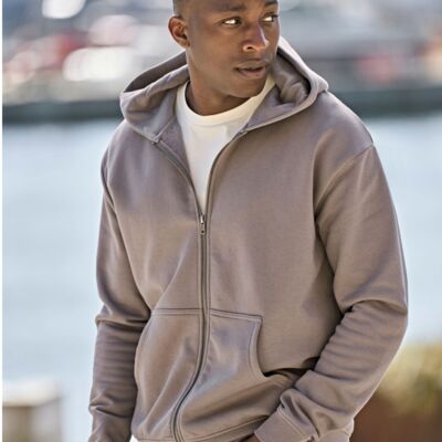 Unlabeled Hooded Full Zip Sweatshirt Thumbnail
