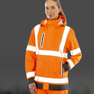 Heavy-duty prism PU safe and dry jacket with recycled backing Thumbnail