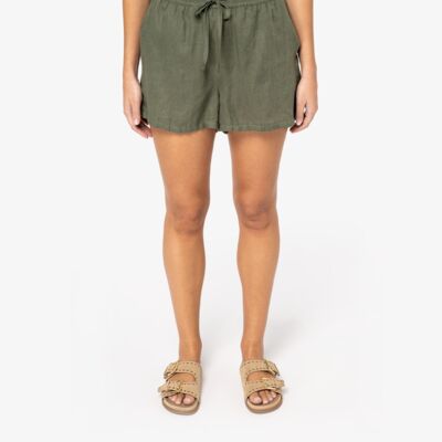 Spasso Ladies Linen Shorts Thumbnail