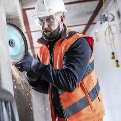 Hi-vis Pro contract Ablaze softshell bodywarmer Thumbnail