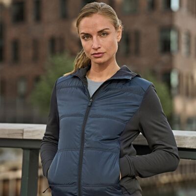 Women’s hybrid-stretch hooded jacket (9113) Thumbnail