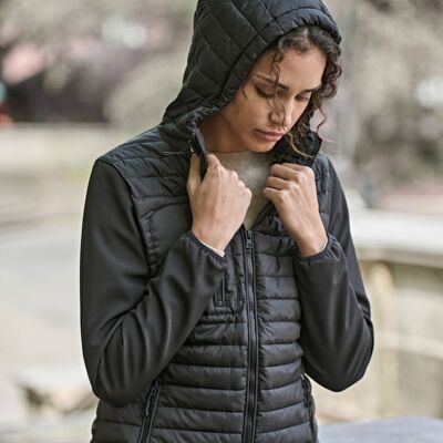 Women’s hooded crossover jacket (9629) Thumbnail