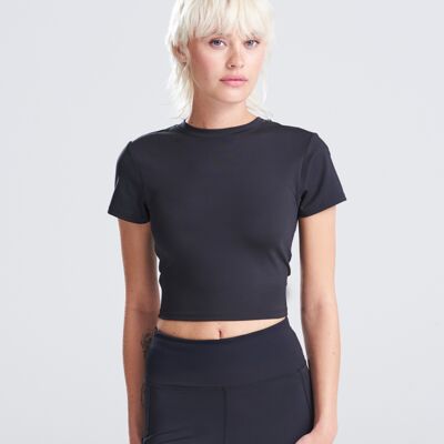 AWDis Ladies Cool Recycled Cropped T-Shirt Thumbnail