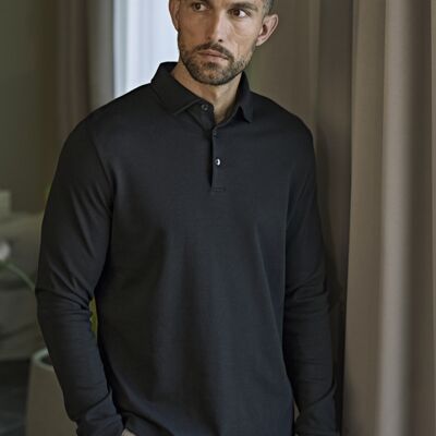 Tee Jays Pima Cotton Long Sleeve Polo Shirt Thumbnail