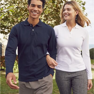 Stretch Premium Polo L/S Thumbnail