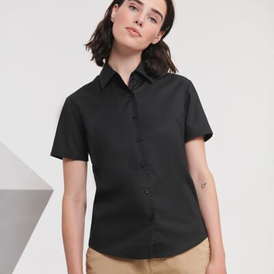 Women's short sleeve Oxford shirt Thumbnail