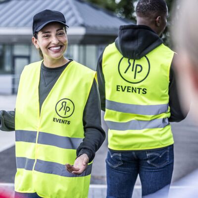 Pro hi-vis two-band easy print vest Thumbnail